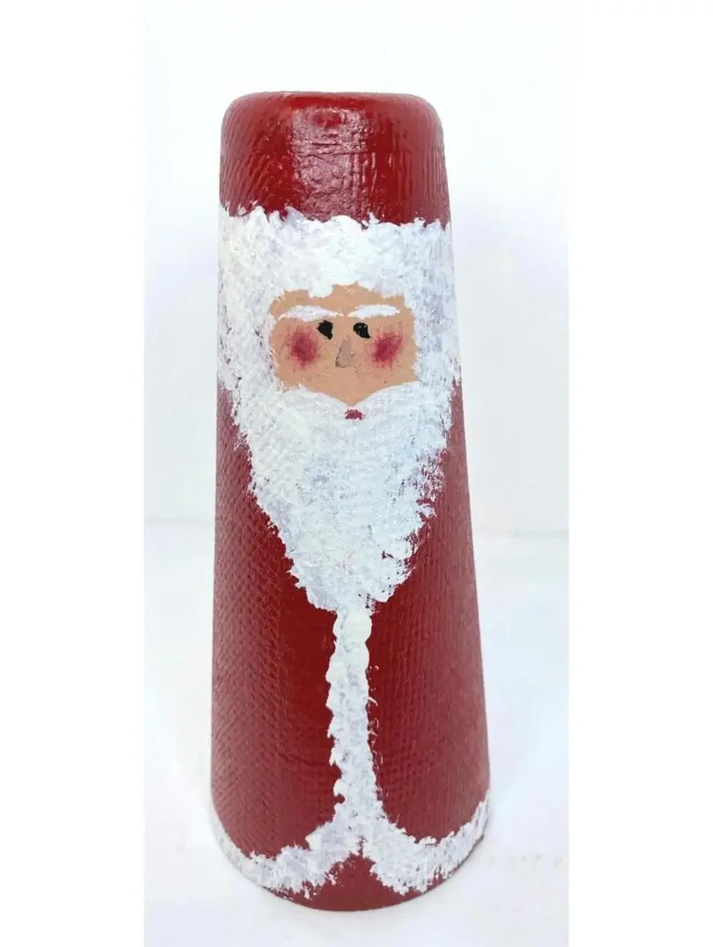 Primitive Christmas Santa Tree Topper/table Decor